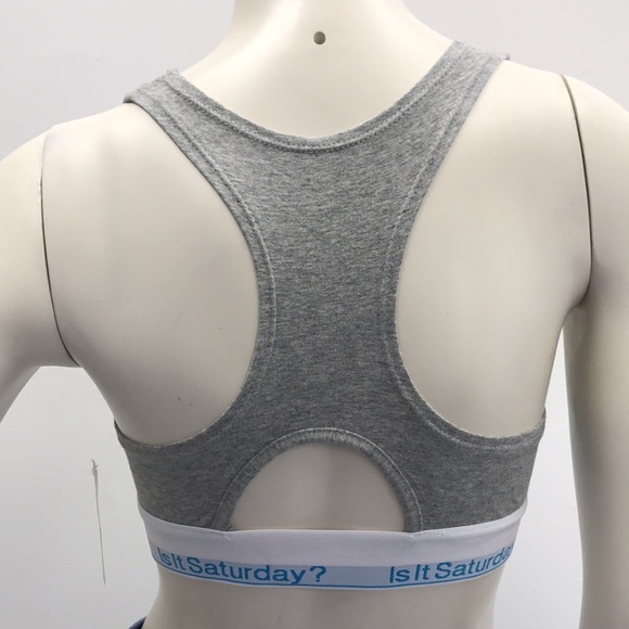 NWOT • Is it Saturday? Elastic Bralette. - Picture 3 of 8